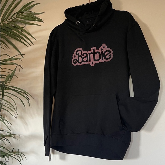 Barbie Sweaters - BLACK "BARBIE" HOODIE